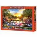 Castorland Picturesque Amsterdam with Bicycles Jigsaw Puzzle - 1000 Piece C-104536-2